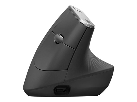 Logitech MX Vertical, högerhand, Optisk, Trådlös RF + Bluetooth, 4000